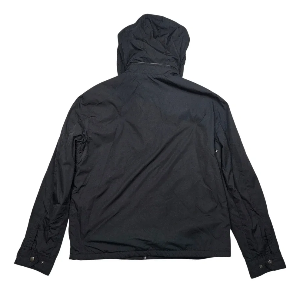 Vtg Polo‎ Ralph Lauren Jacket Fleece Lined Mens Large Black Removeable Hooded